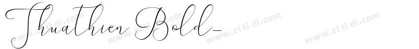 Thuathien Bold字体转换